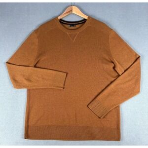 Smartwool Sweater Mens XL Pecan Brown Squash Sparwood Outdoor Minimalist
